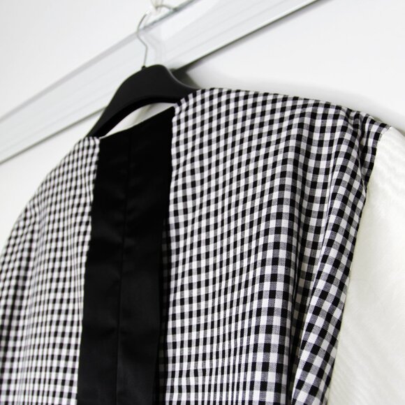 BNWT SS20 NICOMEDE EPISODE 1 GINGHAM MOIRE STRETCH TSHIRT L - Picture 5 of 12